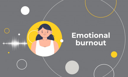 Test: Emotional burnout. Professional burnout. Emotional fatigue